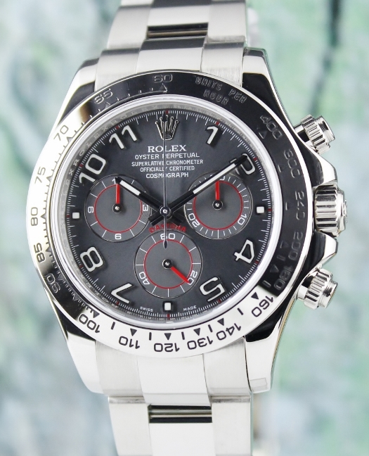 (image for) A ROLEX 18K WHITE GOLD DAYTONA COSMOGRAPH / 116509